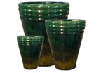 Laba pottenset3 mat bruin/groen