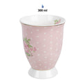Mok 300 ml Roze Paars Porselein Rozen Drinkbeker