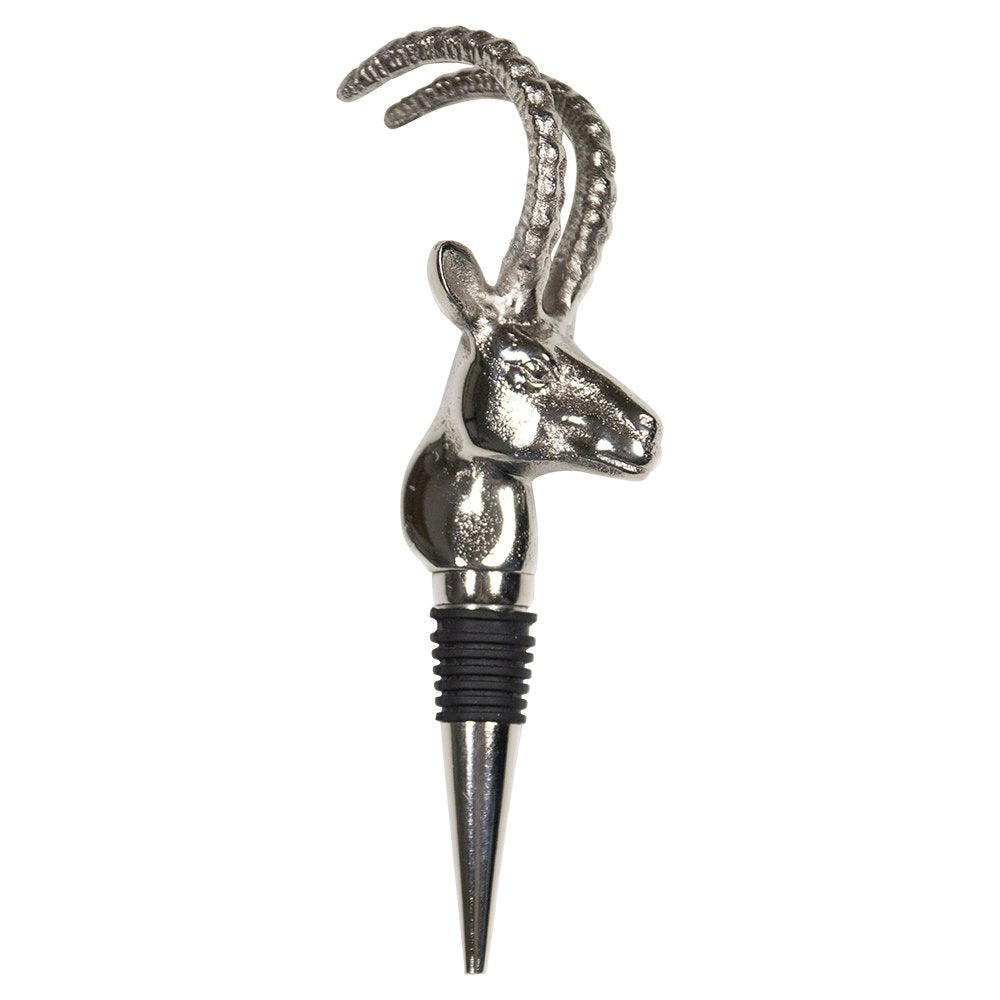 Wijnstopper steenbok 16cm