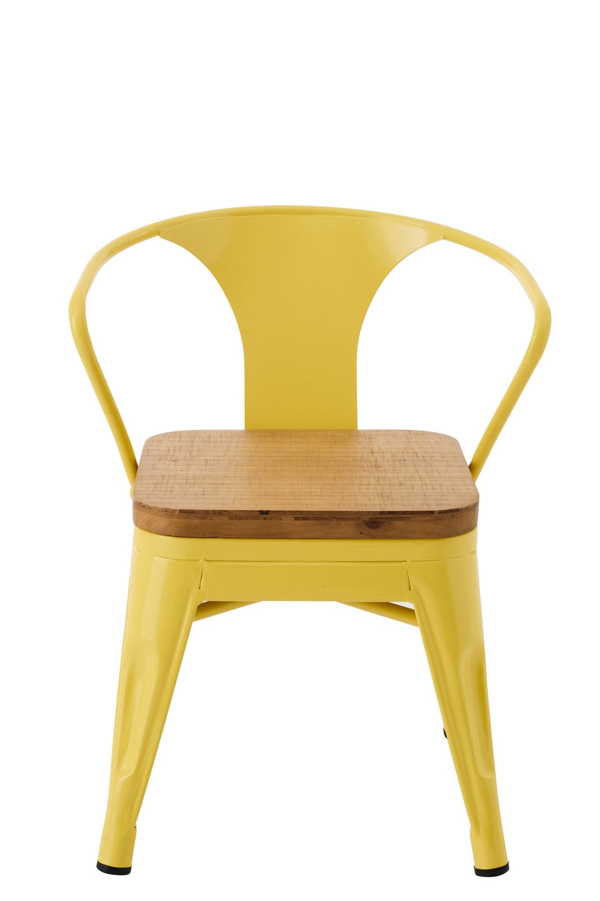 J-Line kinderstoel Evi - ijzer - geel