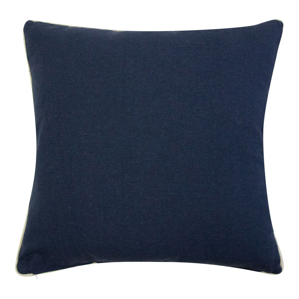 Breeze Kussen oasis wit blauw 50x50 cm