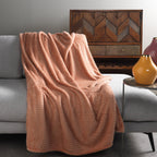 Dutch Decor Mara - Plaid 150x200 cm - Muted Clay - roze