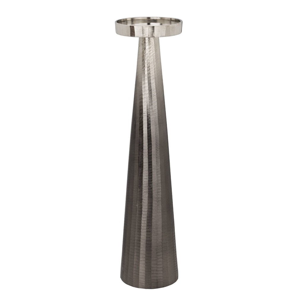 Kandelaar Butuan Nikkel 13x56 cm