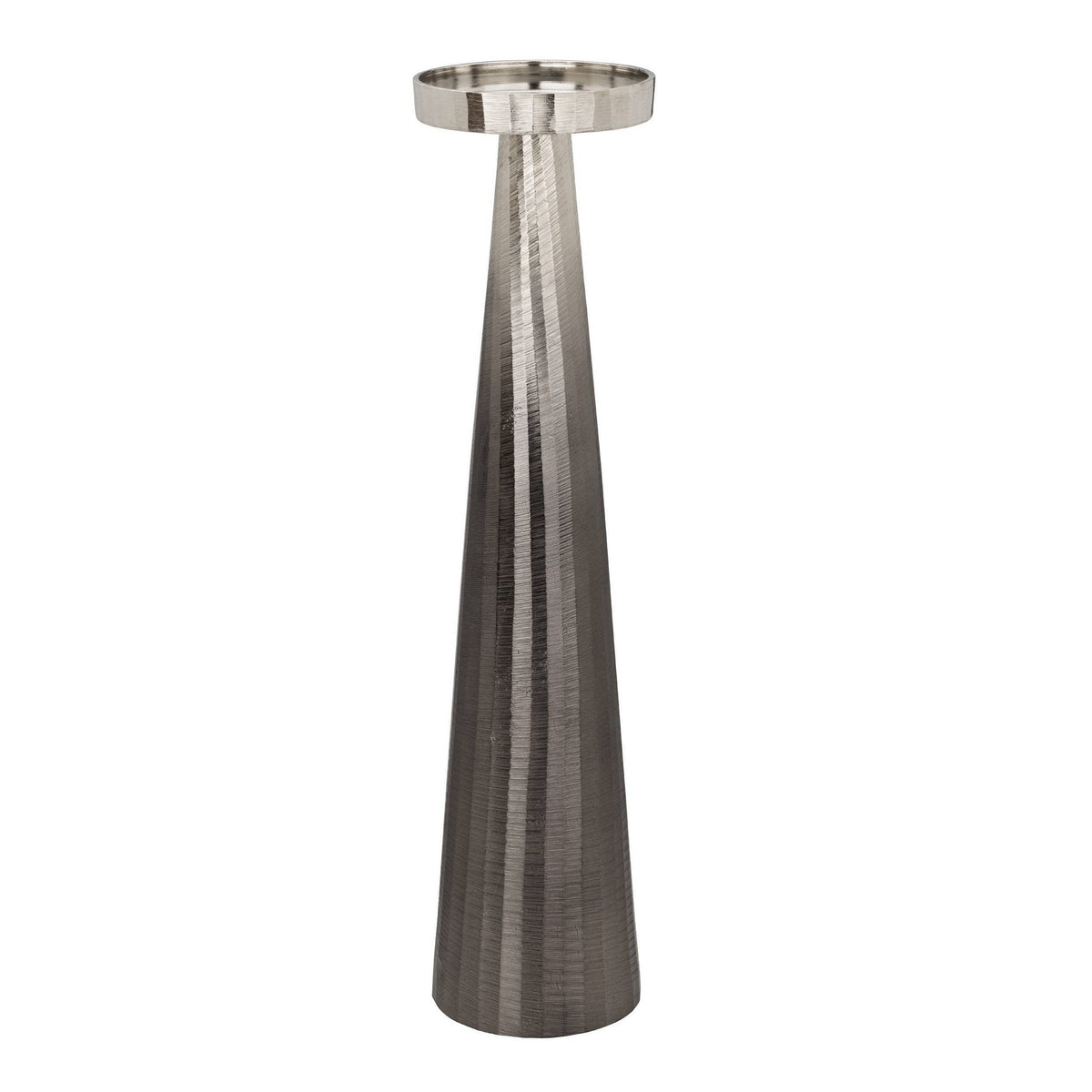 Kandelaar Butuan Nikkel 13x56 cm
