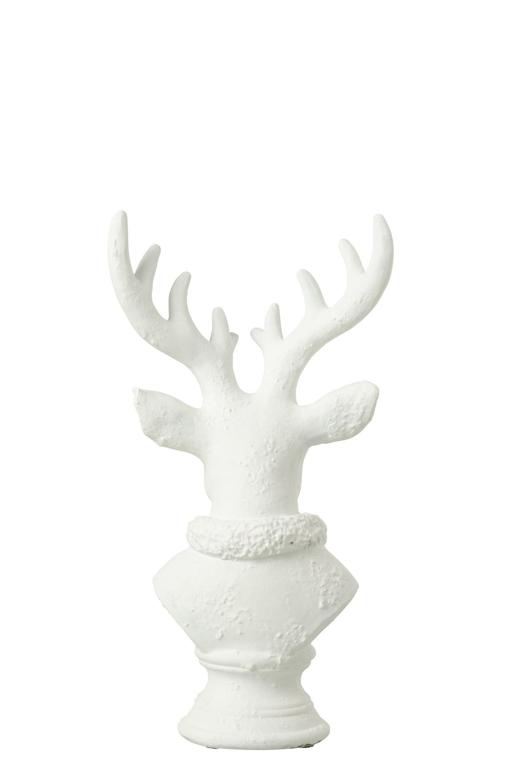 J-Line decoratie Hert - polyresin - wit - S