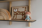 Gebreid speeltje, babycadeau, Vos Nuri - Mint