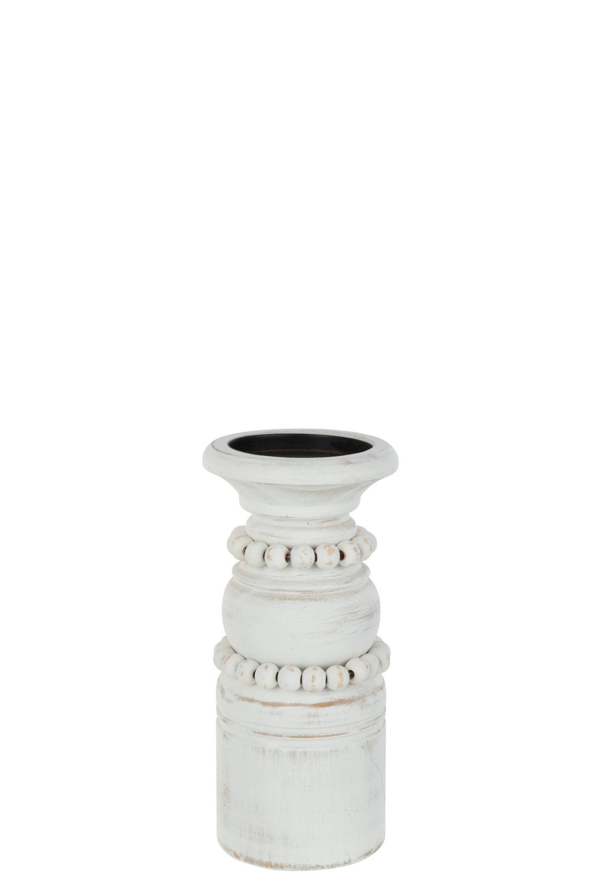 J-Line kaarshouder Pila - metaal - wit - large