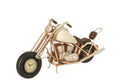 J-Line decoratie Moto Antique - metaal - wit