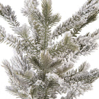 Mini Kunstkerstboom 20x20x60 cm Wit Kunststof
