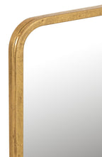 J-Line spiegel Mona Rechthoekig - ijzer/glas - goud - 119.5 x 40.5 cm