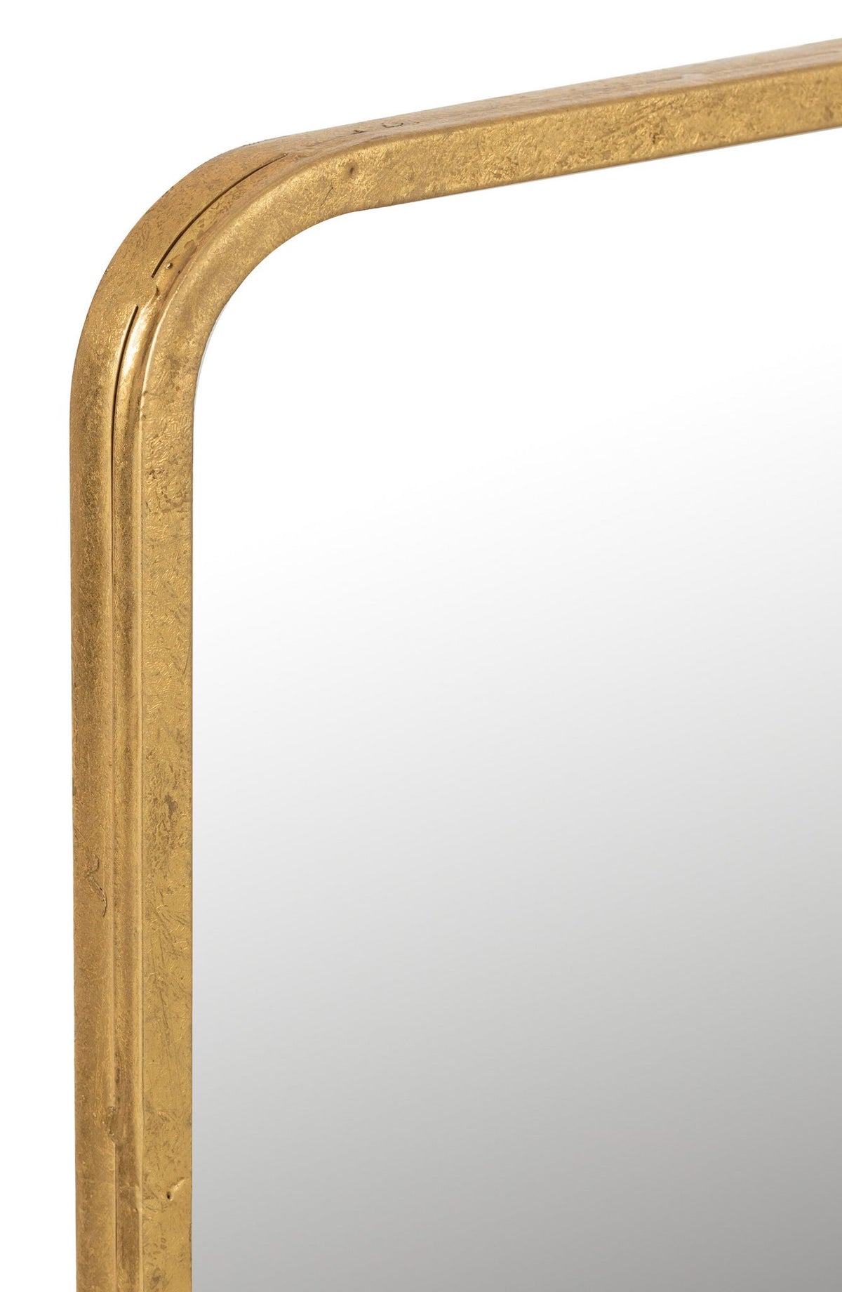 J-Line spiegel Mona Rechthoekig - ijzer/glas - goud - 119.5 x 40.5 cm