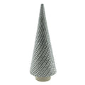 Beeld Kerstboom 27 cm Grijs Porselein Kerstdecoratie