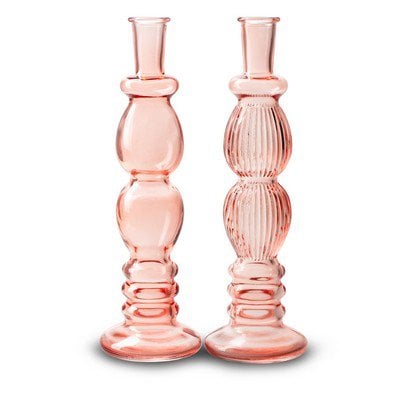 Vaas 2ass. 'annelot' roze h28 d9 cm