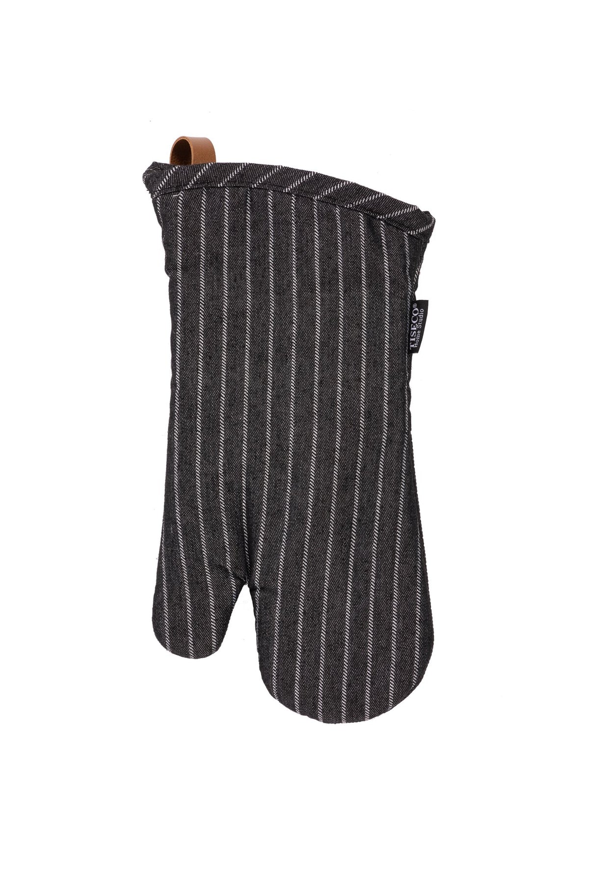 Oven glove Sherlock Stripe - SET/2 - 17x33cm, black