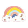 Badmat 60x40x1 cm Meerkleurig Polyester Regenboog