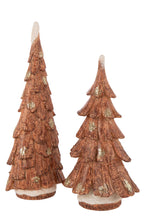 J-Line decoratie Boom Namaakhout - polyresin - camel - L
