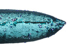J-Line kussen Omkeerbaar Sequin - textiel - blauw/paars