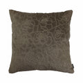 Roos Borduurkussen taupe 45x45cm