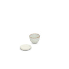 Sugar Pot 10cl met deksel witte ambachtsman