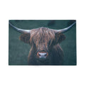 Deurmat Schotse hooglander donker 75x50cm