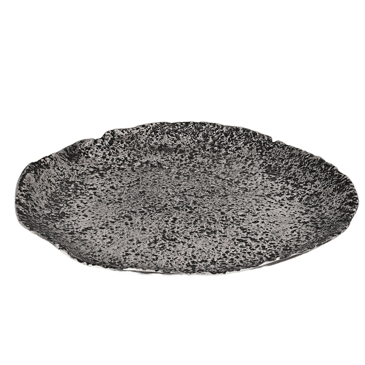 Schaal Forleyet Nikkel 42x4 cm