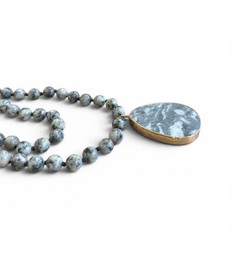 Bohemian ketting Picasso Jaspis