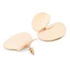 Moderne statement oorbellen – mode-sieraden – messing verguld – licht van gewicht