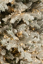 J-Line kerstboom + sneeuw 3000 LED - kunststof - wit