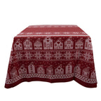 Tafelkleed 140x220 cm Rood Polyester