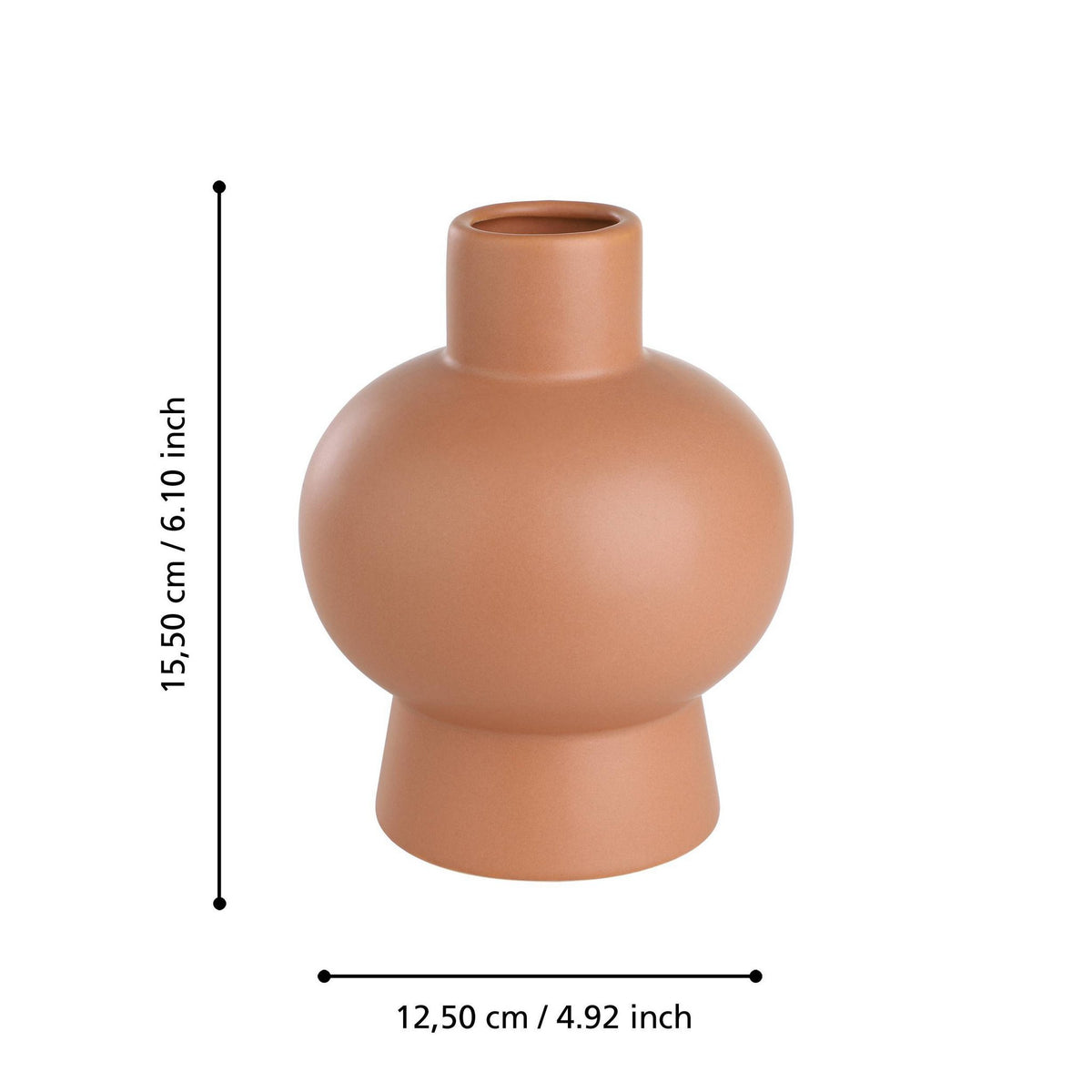 Vaas Anjabe Terracotta 12,5x15,5cm