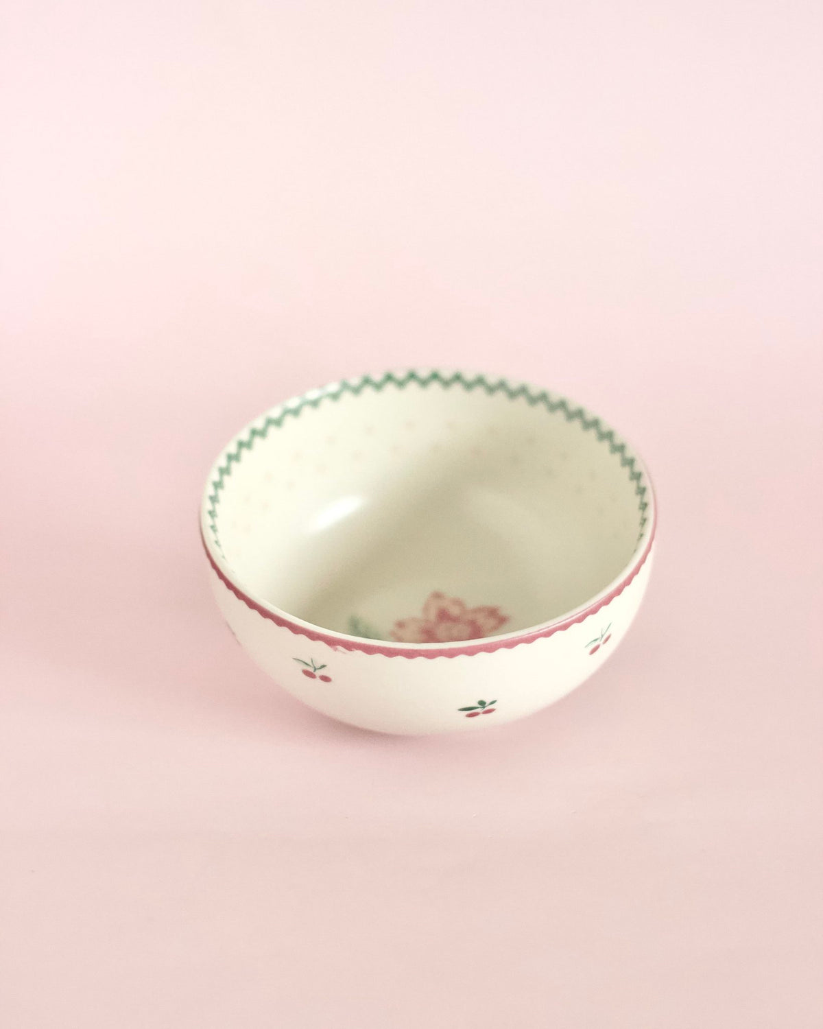 Serving Bowl | Ceramic Floral Decal | Set of 4, 10x5cm