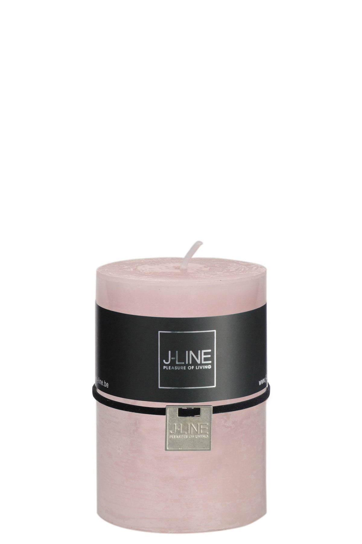 J-Line cilinderkaars - poederroze - 48U - medium