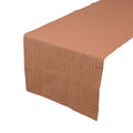 Pinstripe Tafelloper cafe bruin 50x140cm
