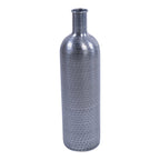 Metal Bottle Vase Lola Silver H40,5 D12