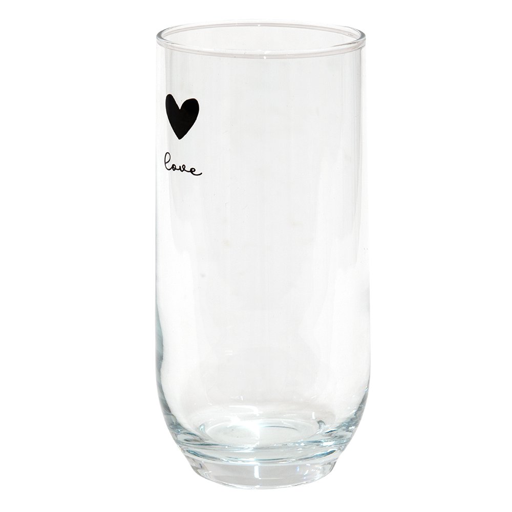 Waterblas 280 ml Glas Hart Longdrinkglas