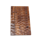 Kruk gebeiteld blad bruin