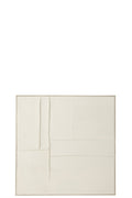 J-Line schilderij Log - canvas/dennenhout - wit