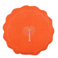 Kussen palmboom rood