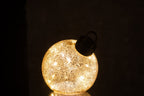 J-Line kerstbal - glas - goud - S - LED lichtjes