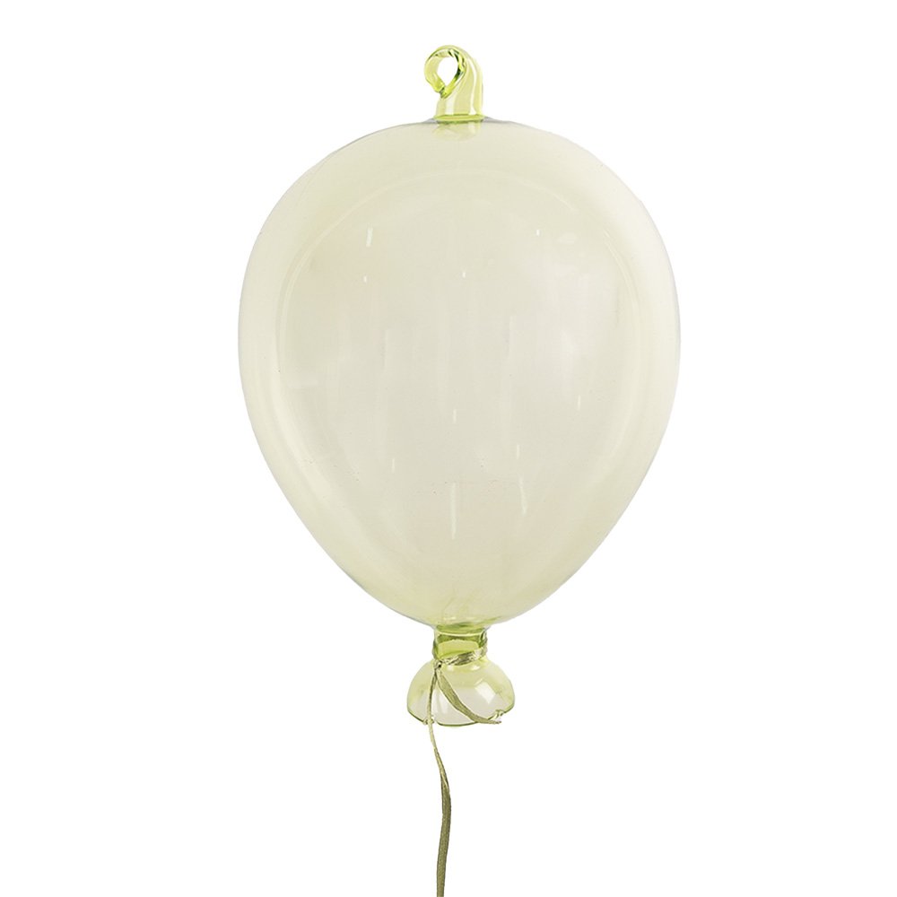 Decoratie Hanger Groen, Glas Ø 10x17 cm