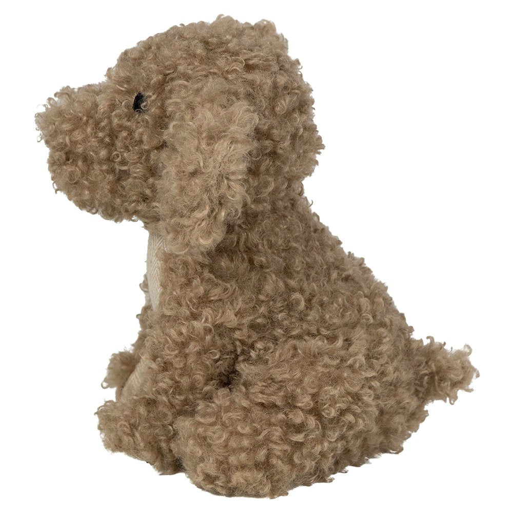 Deurstopper hond krul 21x22x25 cm