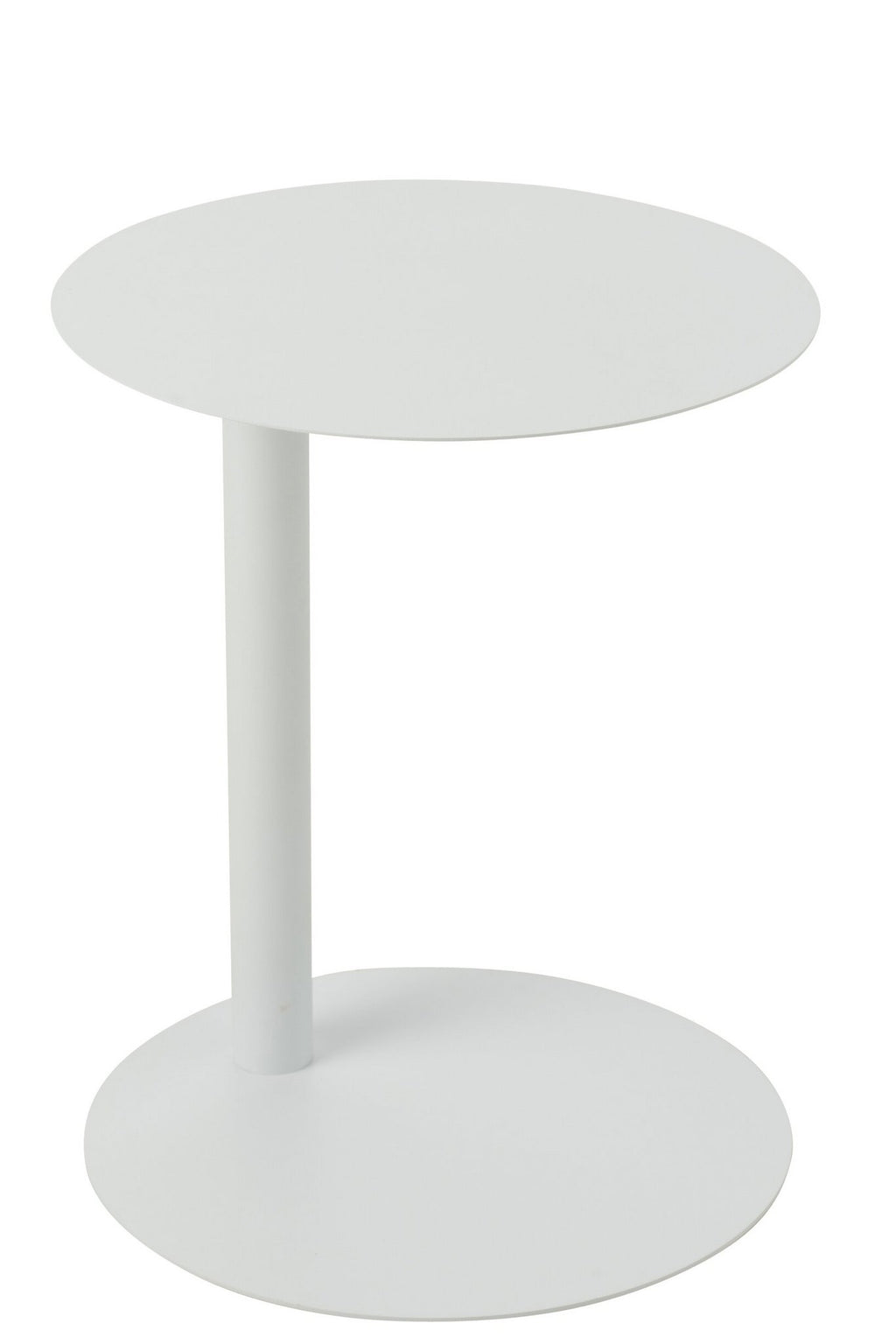 J-Line bijzettafel Rond - metaal - wit