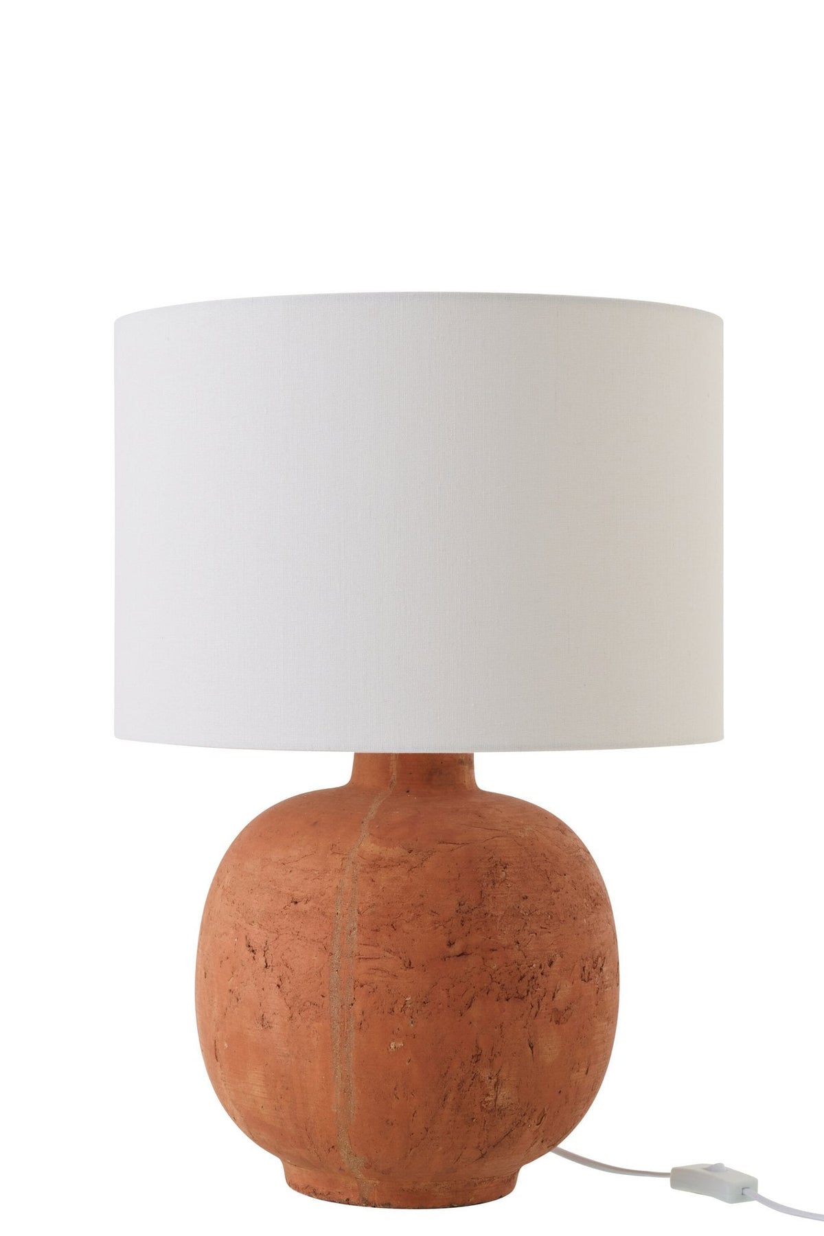 J-Line tafellamp Bal - keramiek - terracotta