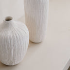 Vaas 20xH26,5cm beige Avo