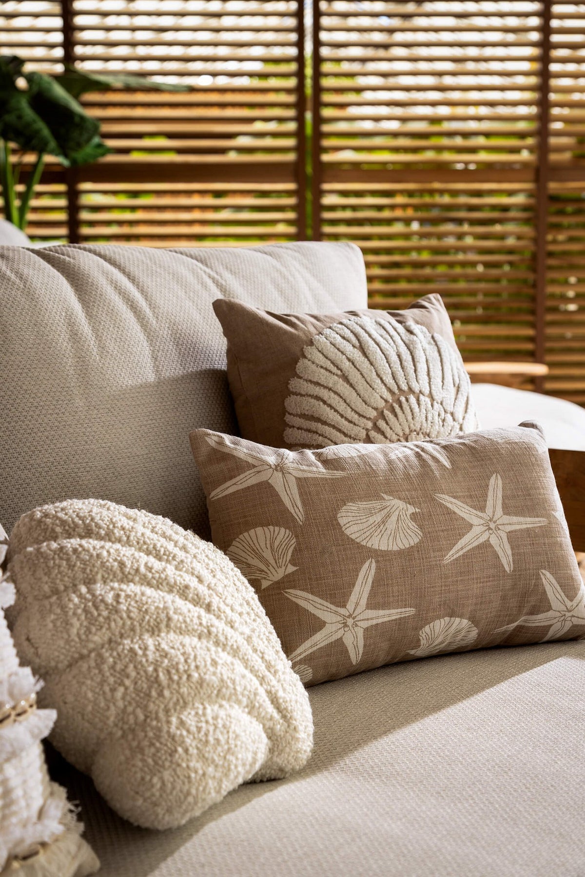 Nederlands decor orli - kussen 30x50 cm - puimsteen - beige