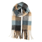 Wintersjaal Dames 38x200 cm Beige Textiel