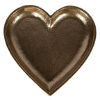 Decoratie schaal Hart 21x21x2 cm Goudkleurig Aluminium