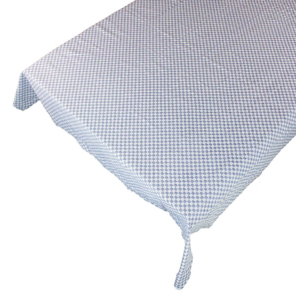 Hollands Geruit Tafelkleed Textiel blauw 140x250cm