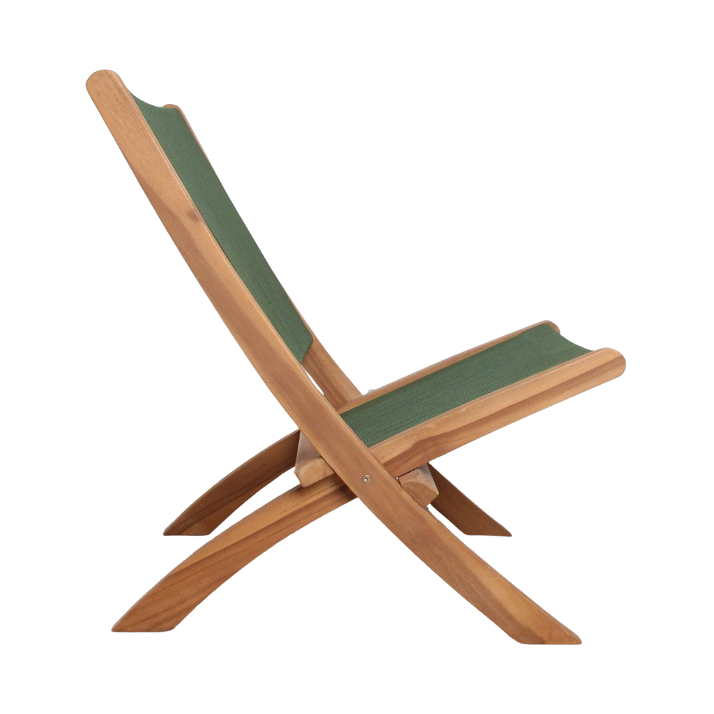 Rope opvouwbare loungestoel groen