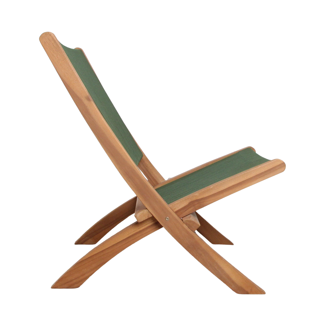 Rope opvouwbare loungestoel groen